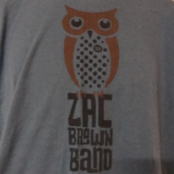 ZAC BROWN BAND Spotted Owl Concert/Band Tee - Picture 3 of 6